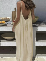 Loose Fit Spaghetti Strap Summer Dress