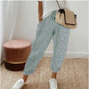 Striped Drawstring Casual Pants