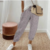 Striped Drawstring Casual Pants