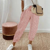 Striped Drawstring Casual Pants