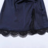 Satin Pleated Mini Dress