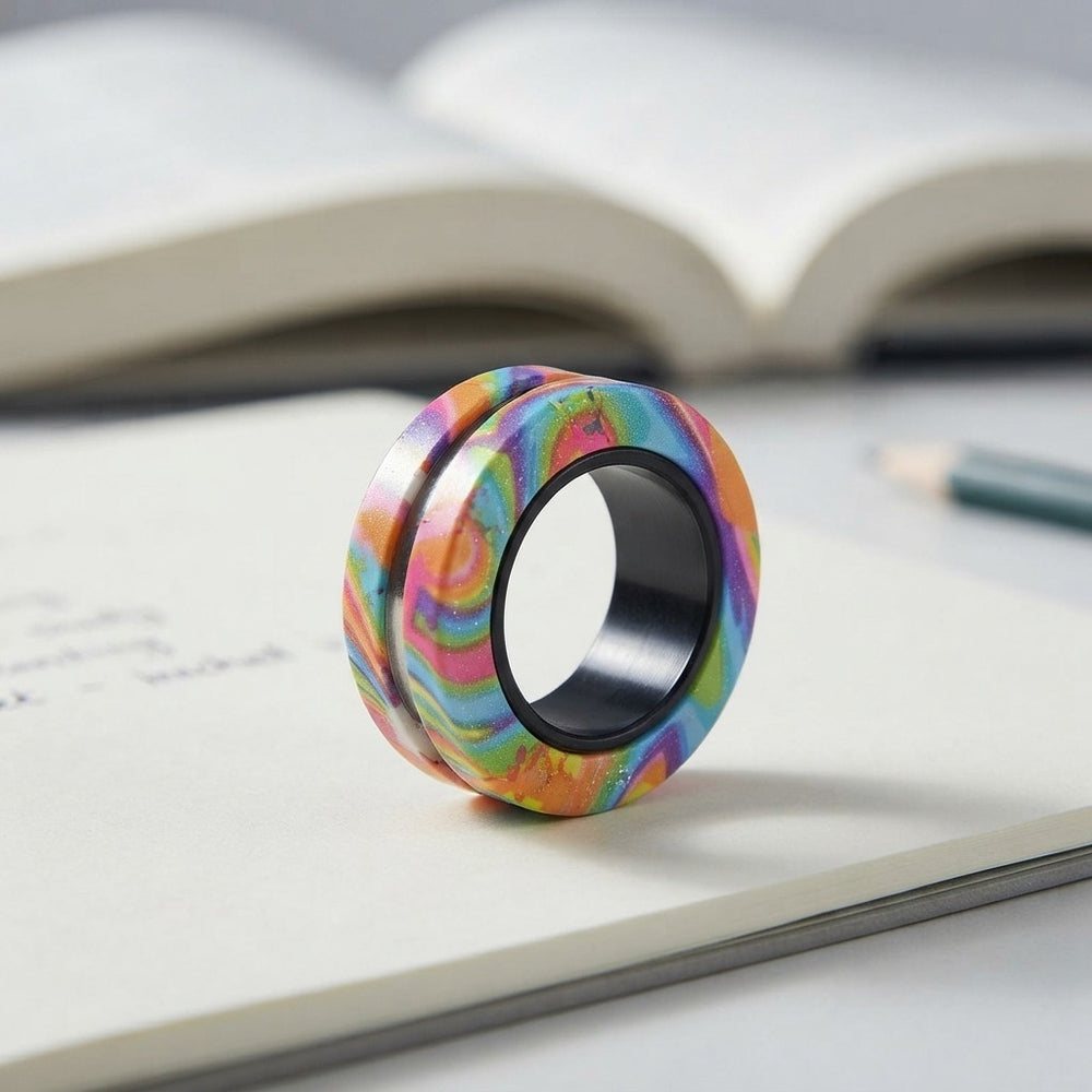 Magnetic Fidget Spinner Ring Set